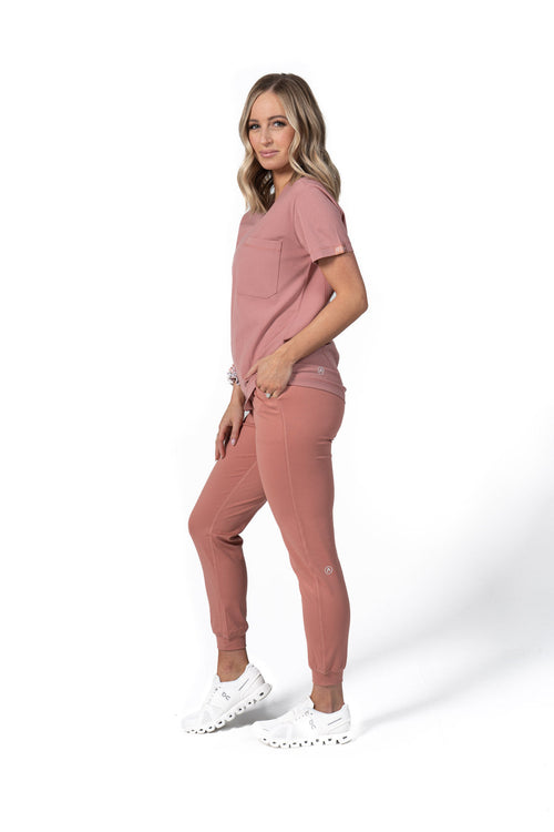 Pink Women's Jogger Scrub Pant