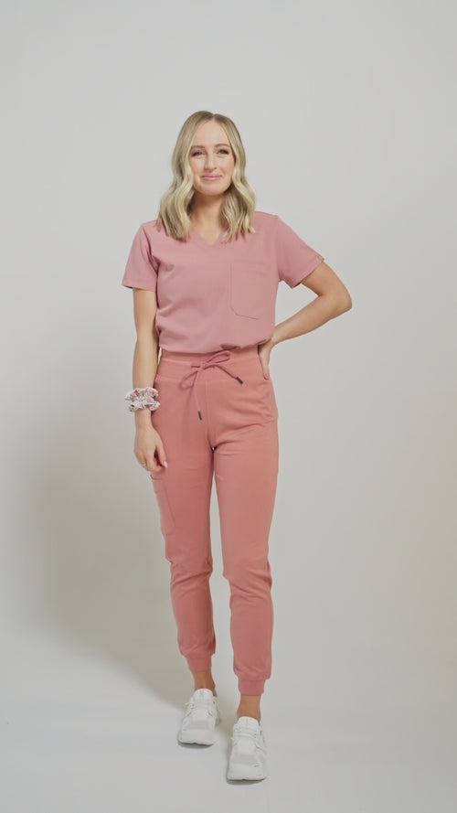 Women's Jogger Scrub Pant Pink