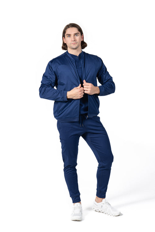 Men's Bomber Scrub Jacket