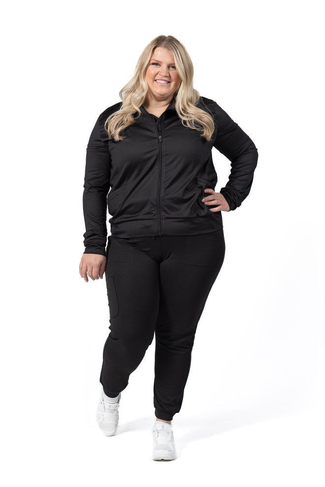 Black Women's Jogger Scrub Pant